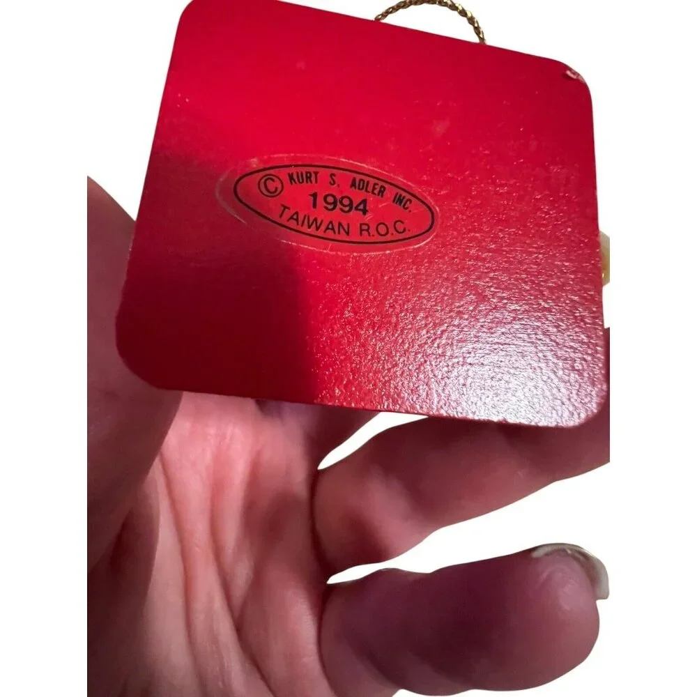 Kurt S Adler Vintage Christmas Fax Machine‎ Printer Santa's List Ornament 1994